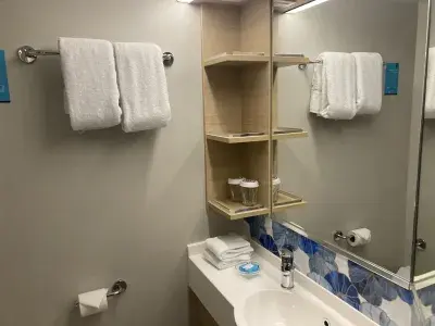 Cruise cabin bathroom