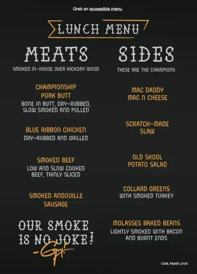 Bar-B-Que-Menu