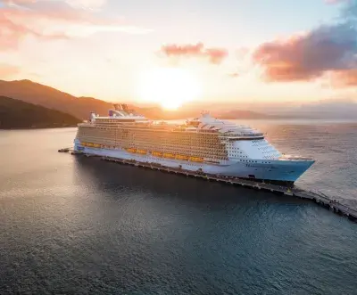 Harmony of the Seas docked