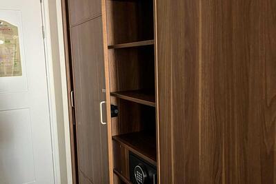 closets and open space drawers