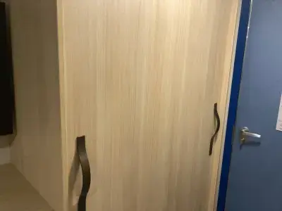 closet inside wonder cabin