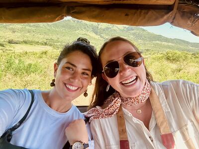 Selfie on Safari