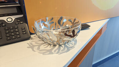 Costa Toscana cabin bowl on desk