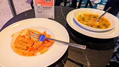 Dinner option at Costa Toscana buffet