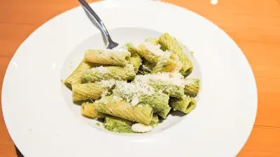 Pesto dish on Costa Toscana