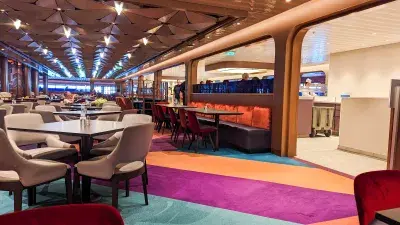 Buffet on Costa Toscana cruise ship