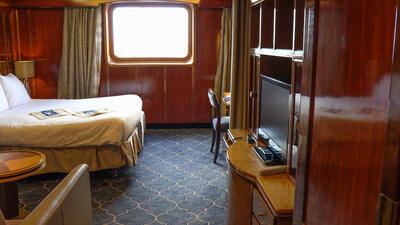 cabin on Sea Spirit cruise ship