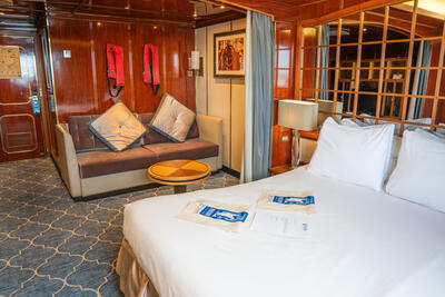 Cabin on Sea Spirit cruise ship