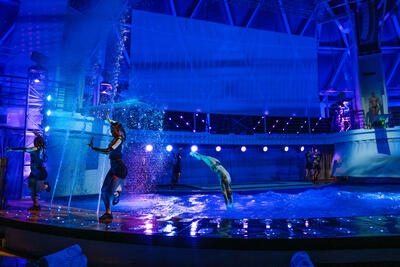 AquaTheater show on Utopia of the Seas