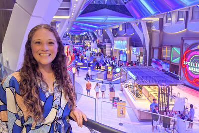 Jenna on Royal Promenade on Utopia of the Seas