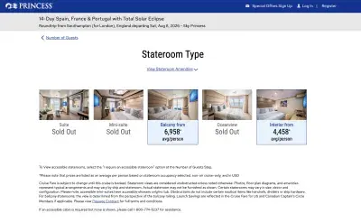 Princess-Solar-Eclipse-Pricing