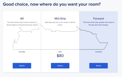 Symphony of the Seas booking portal