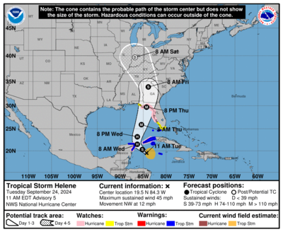 Helene-11am-Update