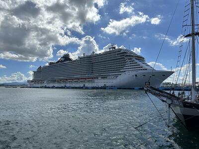 MSC Seascape docked in San Juan