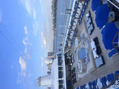 Pool deck on Oceania Insignia