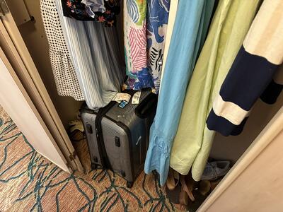 Vision of the Seas closet 