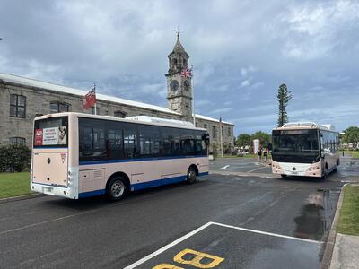 Public buses in Bermuda