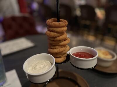 Onion rings at O’Malley’s