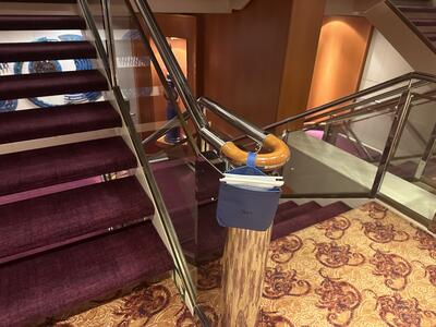 Seasickness bags on Vision of the Seas