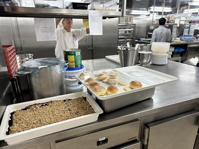 Galley on Sun Princess