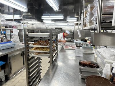 Galley on Sun Princess