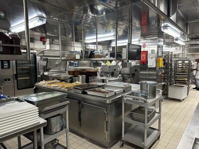 Galley on Sun Princess