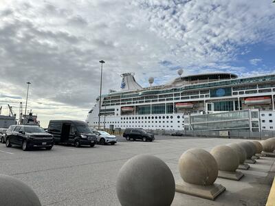 Vision docked in Baltimore, Maryland