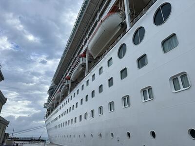 Vision of the Seas docked in Bermuda