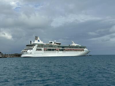 Vision of the Seas docked in Bermuda