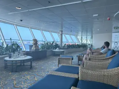 Vitality Spa waiting room on Vision of the Seas