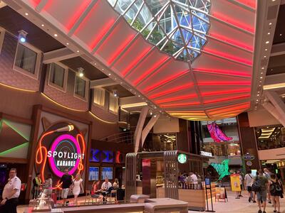 Royal Promenade on Utopia of the Seas