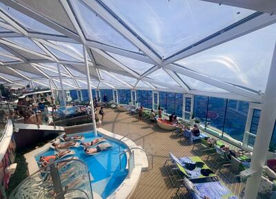 Adults-only pool on Utopia of the Seas