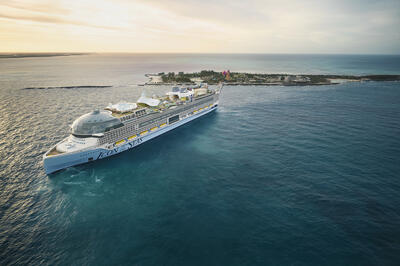 Icon of the Seas aerial image