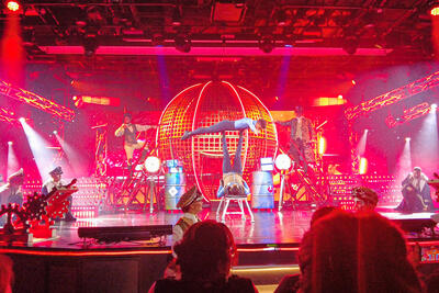 Entertainment show on MSC World Europa