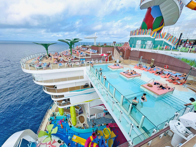 The Hideaway neighborhood on Icon of the Seas