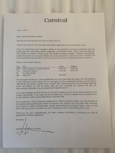 Carnival-Itinerary-Swap-No-Cuba