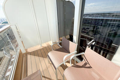 MSC Seashore balcony