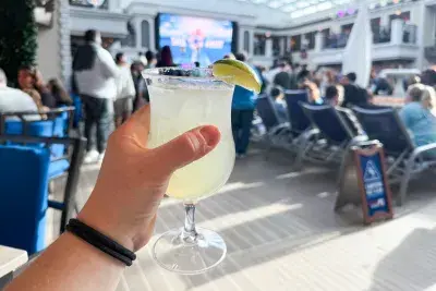 margarita cocktail on Carnival Firenze