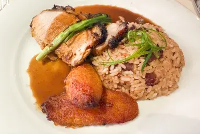 entree at MSC's main dining room