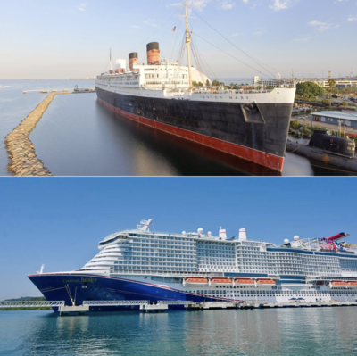 Oceanliner-vs-cruiseship