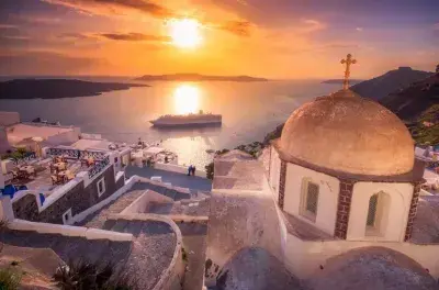 cruise-sunset-greece