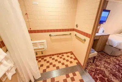 shower in Carnival Firenze interior cabin