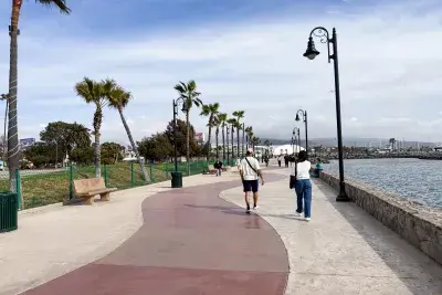Boardwalk in Ensenada Mexico