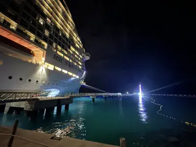 MSC-World-America-Docked-Night