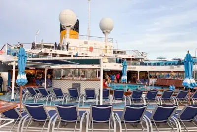 pool deck on Carnival Firenze cruise ship