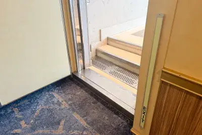 stairs on Carnival Firenze cruise ship