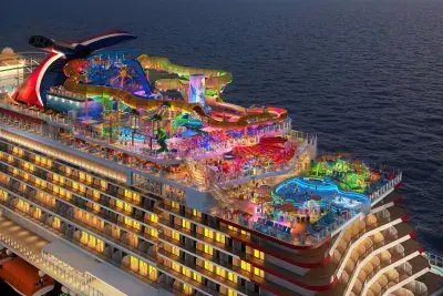 Sunsation Point Evening View Aerial Rendering