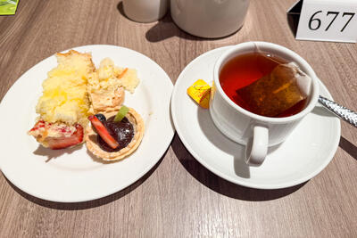 tea time on Carnival Firenze