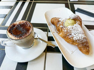 breakfast in Ravenna, Italy