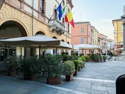 historic square in Ravenna, Italy